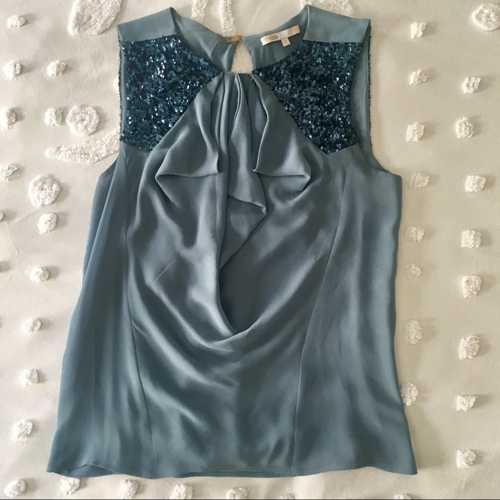 Maje Silk Top Size 1